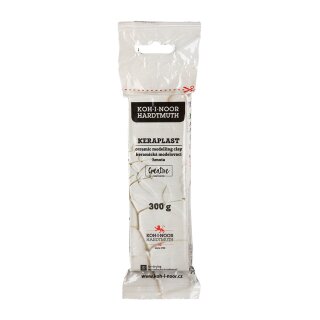 Modelliermasse 300g weiß Lufthärtend Kera-Plast VE30