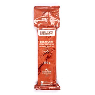 Modelliermasse 300g terracotta Lufthärtend Kera-Plast VE30