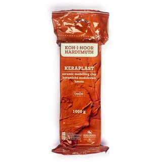 Modelliermasse 1000g terracotta Lufthärtend Kera-Plast VE10