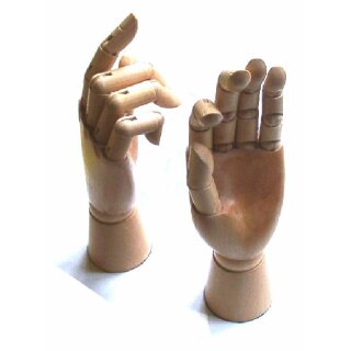 Modell Hand schmal links ca. 18 cm
