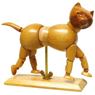 Gliederpuppe "Modell Katze" Modellhöhe ca. 13 cm