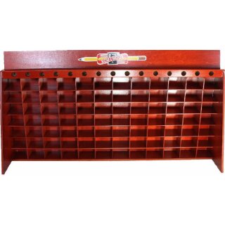 Aufsteller Holz 84 Fächer für Kreiden jeglicher Art...