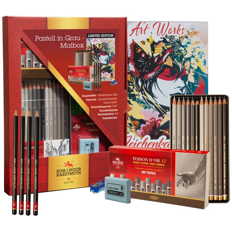 Malbox Pastell in Grau - Malbox - KOH-I-NOOR Deutschland GmbH