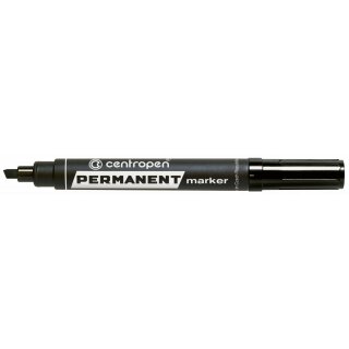 Marker Permanent- Marker 1 - 4,6 mm Keilspitze - Schwarz  -