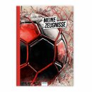 Zeugnismappe  A4Format - 10 Folien "Fußball -...