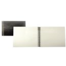 Sketchbuch A5 Querformat mit Doppelspiralbindung 140 g...
