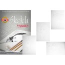 Sketchblock A4 Block - 20 Blatt mit vorgedruckten...