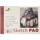 Sketchblock A4 Querformat mit Doppelspiralbindung 150 g...