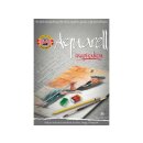 Aquarell- Malblock    A4  mit vorgedruckten Motiven   20 Blatt , 320 g/m²