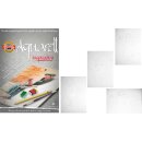 Aquarellblock A4 mit vorgedruckten Motiven 20 Blatt...
