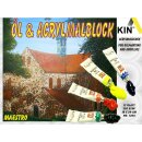 Öl & Acrylmalblock MES 30 x 40 cm 230 g/m² 12...