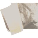 Schlagmetall Blattmetall Silber 25 Blatt 14 x 14 cm VE20