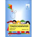 Tonzeichenpapier A4 farbig sortiert 20 Blatt VE10