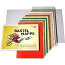 Bastelmappe  A3 -  20 Blatt farbiges Papier / Karton ,...