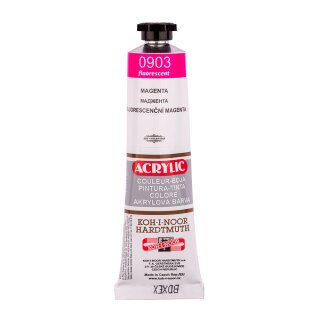 Acrylfarbe 40 ml Tube  - Magenta fluoreszierend / 0903  -