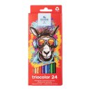 Buntstifte Triocolor  Schul- Farbstifte "DONKEY" - 24er Pack