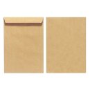 Versandtasche B4 ,100g/m² nassklebend , braun - 10er...