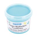 Finger- Malfarben  "Pastell- Farben" 4er Set  -  4 x 100 g / Becher -