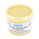 Finger- Malfarben  "Pastell- Farben" 4er Set  -  4 x 100 g / Becher -