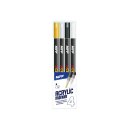 Acrylstifte - Acrylmalstifte MFP-Acrylmarker 1,0mm,  im 4er Pack