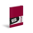 Notizbuch MFP "Note Book" A7  liniert , fester Einband mit Gummiband , farblich sortiert