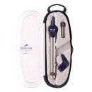 Zirkel Metall- Schulzirkel " KOH-I-NOOR" 3-teiliges Set ,inkl. Universal- Adapter , im Kunststoffkasten