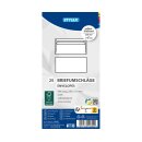Briefumschläge  DIN Lang selbstklebend  ohne Fenster , weiß -  25er Pack