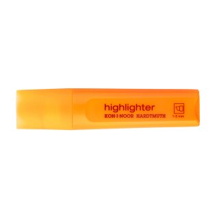 Textmarker - Keilspitze / Jumbo-  Highlighter - Orange ,  Strichstärke 1 - 5 mm