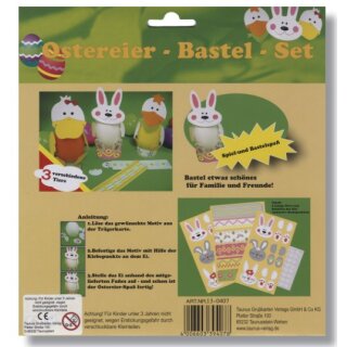 Ostern  Bastelset  " OSTEREIER - Bastel-Set " 6- teilig