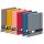 Notizbuch MFP "Note Book" A4  liniert , fester Einband mit Gummiband - MIX II, farblich sortiert