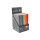 Notizbuch MFP "Note Book" A4  liniert , fester Einband mit Gummiband - MIX II, farblich sortiert