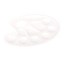 Mischpalette Kunststoff- Palette,  weiß 23,0 x 16,7...