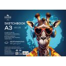 Zeichenkarton  A3 Skizzenblock Quer - 10 Blatt...