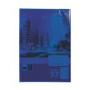 Heftumschlag - Hefthülle A4, transparent  / blau