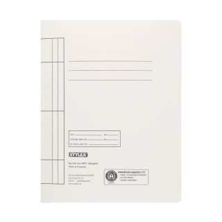 Schnellhefter - Color-Karton 250 g/m² , DIN A4 - Weiß -