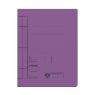 Schnellhefter - Color-Karton 250 g/m² , DIN A4 - Violett -