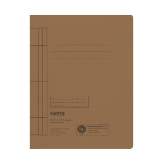 Schnellhefter - Color-Karton 250 g/m² , DIN A4 - Braun -