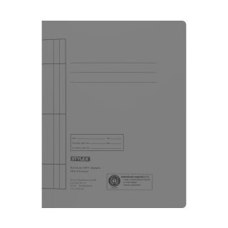 Schnellhefter - Color-Karton 250 g/m² , DIN A4 - Grau -