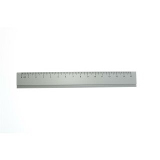 Lineal - Aluminium , 15 cm Skala