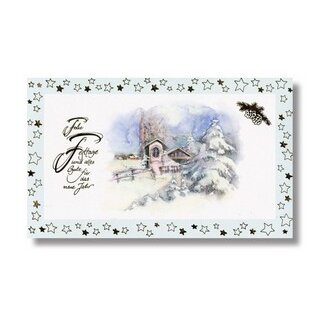 Weihnachten  Glückwunschkarten  "AQUARELL " , 12-fach sortiert