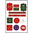 Weihnachten Sticker " Sticker - Goldfolie" 2...
