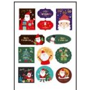 Weihnachten  Sticker  " Sticker - Goldfolie" 2...