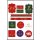Weihnachten  Sticker  " Sticker - Goldfolie" 2 Bögen / 11 x 15 cm, 3-fach sortiert