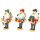 Weihnachten  Schulte Räuchermännchen "Rauchfigur Händler" ca. 13 cm, 3-fach sortiert