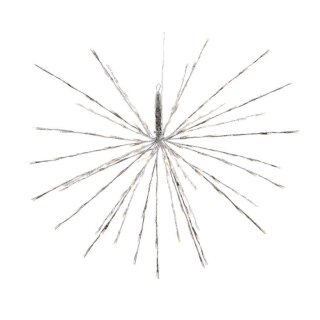Weihnachten  LED Polarstern silber mit Blinkfunktion, Ø 1m - für Innen und Außen