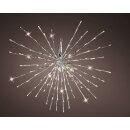 Weihnachten  LED Polarstern silber mit Blinkfunktion, Ø 1m - für Innen und Außen