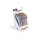 Kugelschreiber Metall- Druckkugelschreiber metallic, Strichstärke 0,7 mm , farblich sortiert