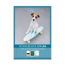 Schulblock A4 liniert - Lineatur 27,  mit 4fach Lochung...