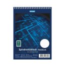 Schreibblock Notiz- Spiralblock  A6, 40 Blatt - liniert
