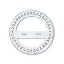 Winkelmesser - Plast 360° - groß / D = 12,5 cm...